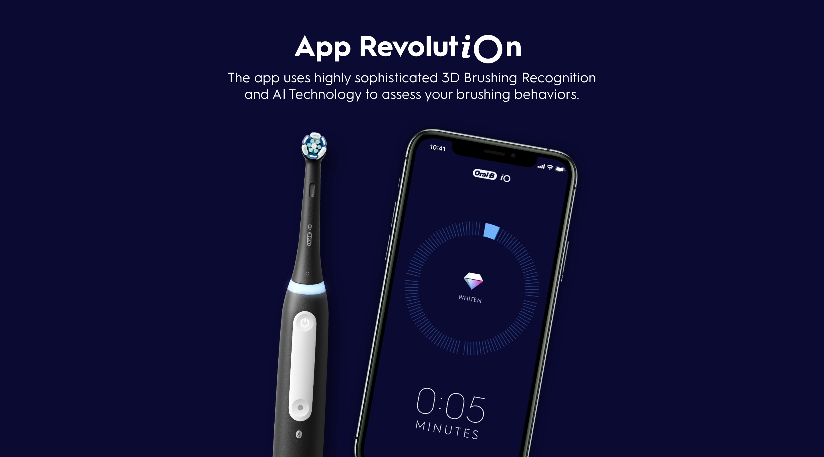 iO Series 4 Electric Toothbrush, Matte White | Oral-B